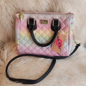 BNWT Luv Betsey Amelia Quilted Mid-Size Satchel Betsey Johnson
